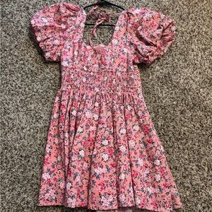 MARBLE Pink Floral Dress